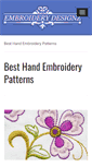 Mobile Screenshot of embroiderydesignz.com
